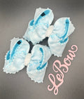 Blue Gingham Piggies
